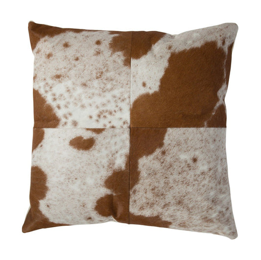 Cow Hide Square Block Cushion-abc