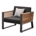 Caribbean Club Chair in Charcoal-abc