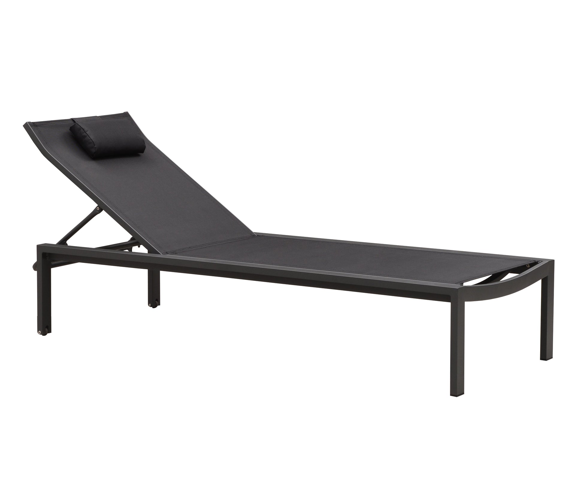 Florida Chaise Lounge in Charcoal-abc