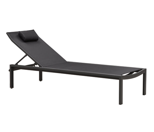 Florida Chaise Lounge in Charcoal-abc