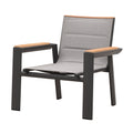 Madrid Club Chair in Charcoal-abc