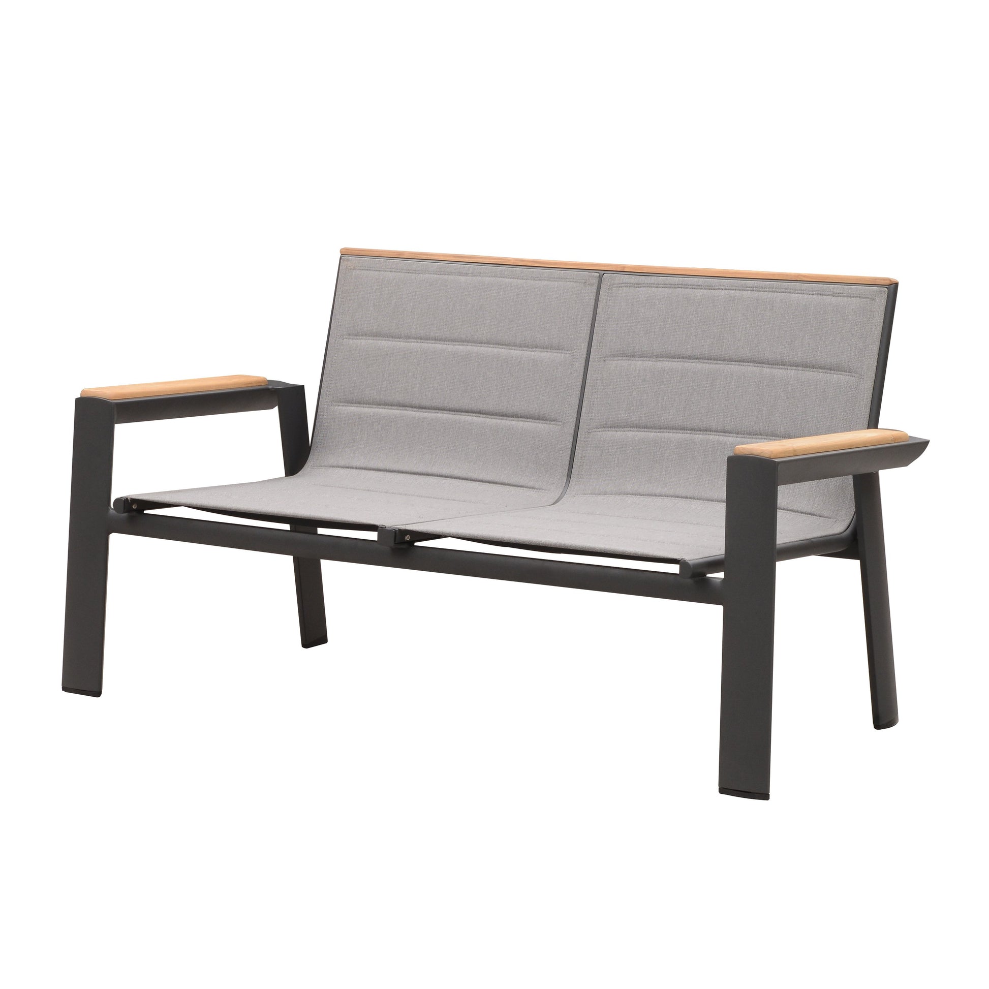 Madrid Love Seat in Charcoal-abc