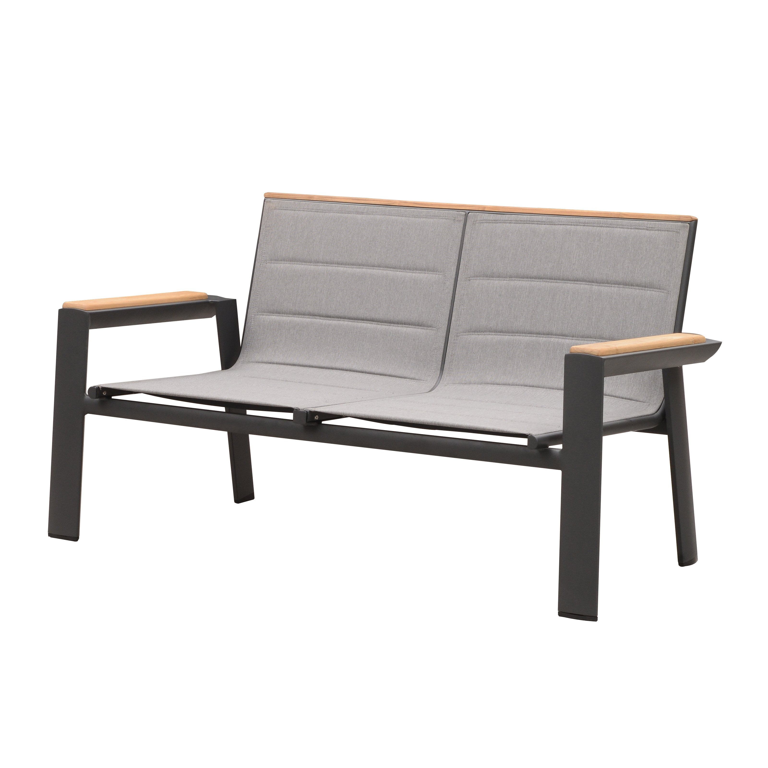 Madrid Love Seat in Charcoal-abc