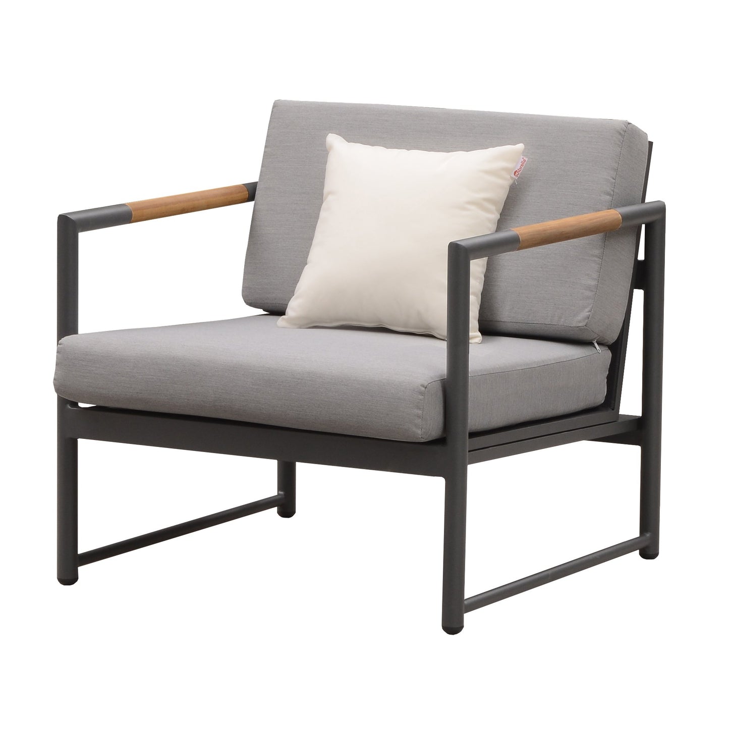 Monaco Club Chair in Charcoal-abc