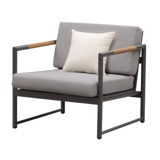Monaco Club Chair in Charcoal-abc
