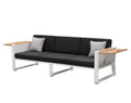 St Lucia Three Seat Sofa in White-abc