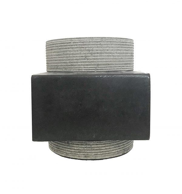 Voss Stone Square Vase Small-abc