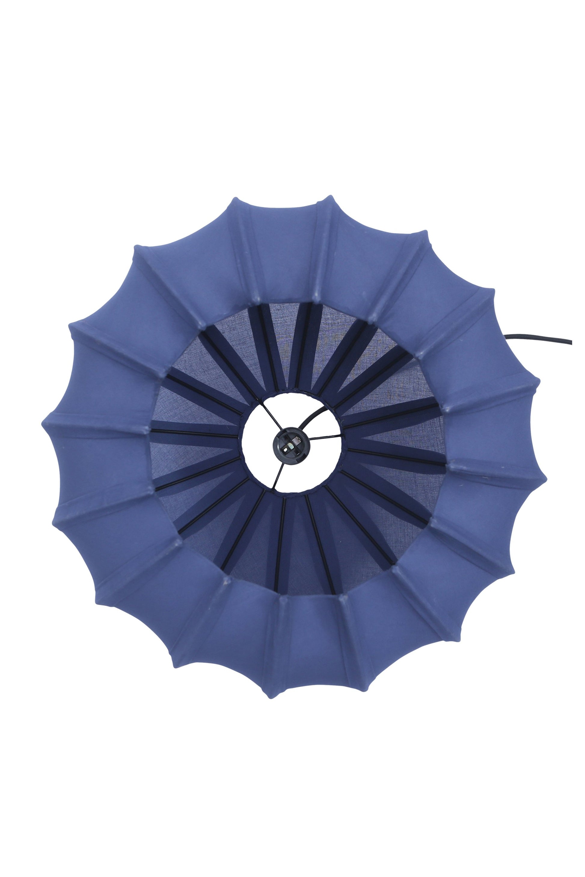 Anemone - Blue - Cotton Lantern Pendant Light-abc