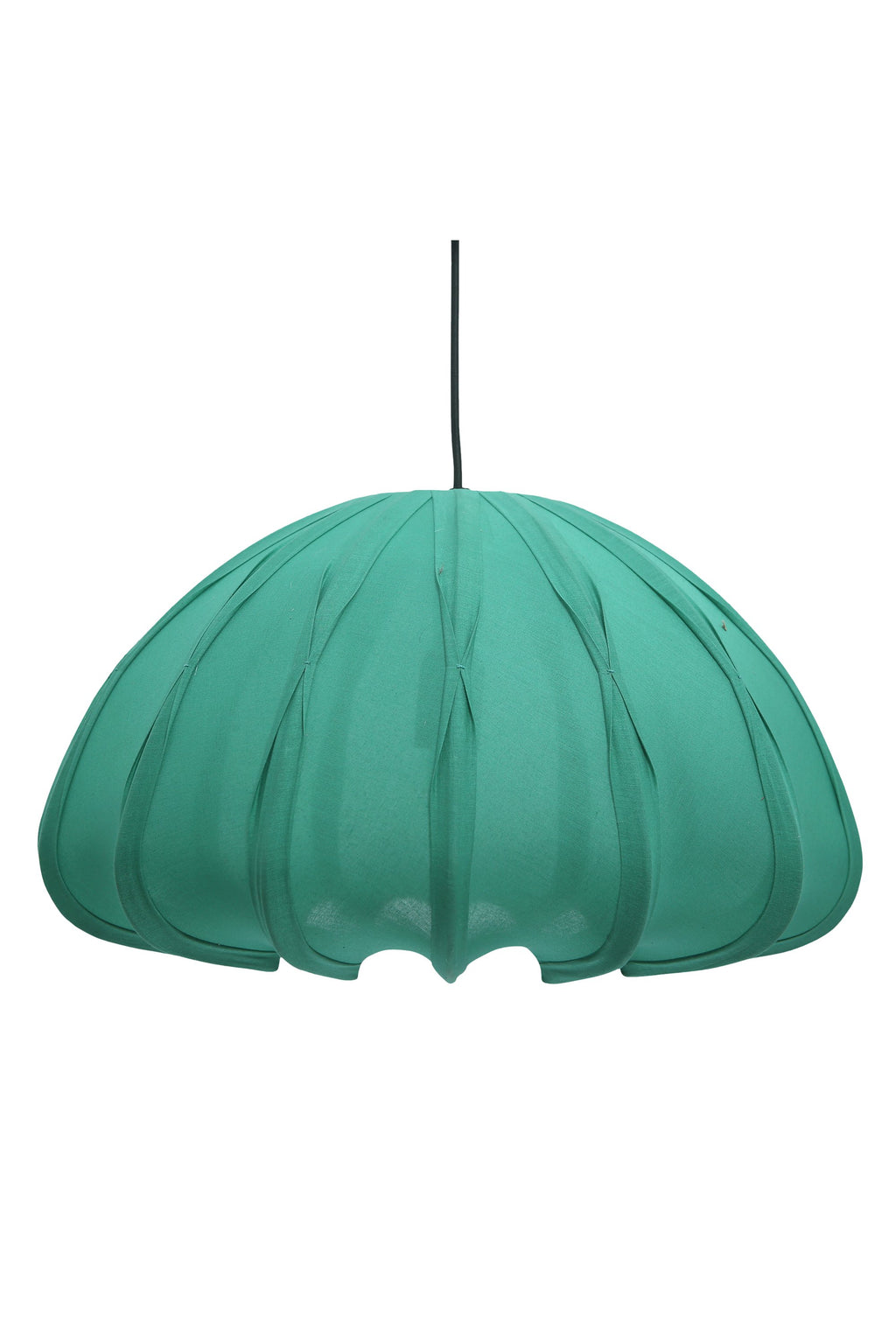 Anemone - Jade Green - Cotton Lantern Pendant Light-abc