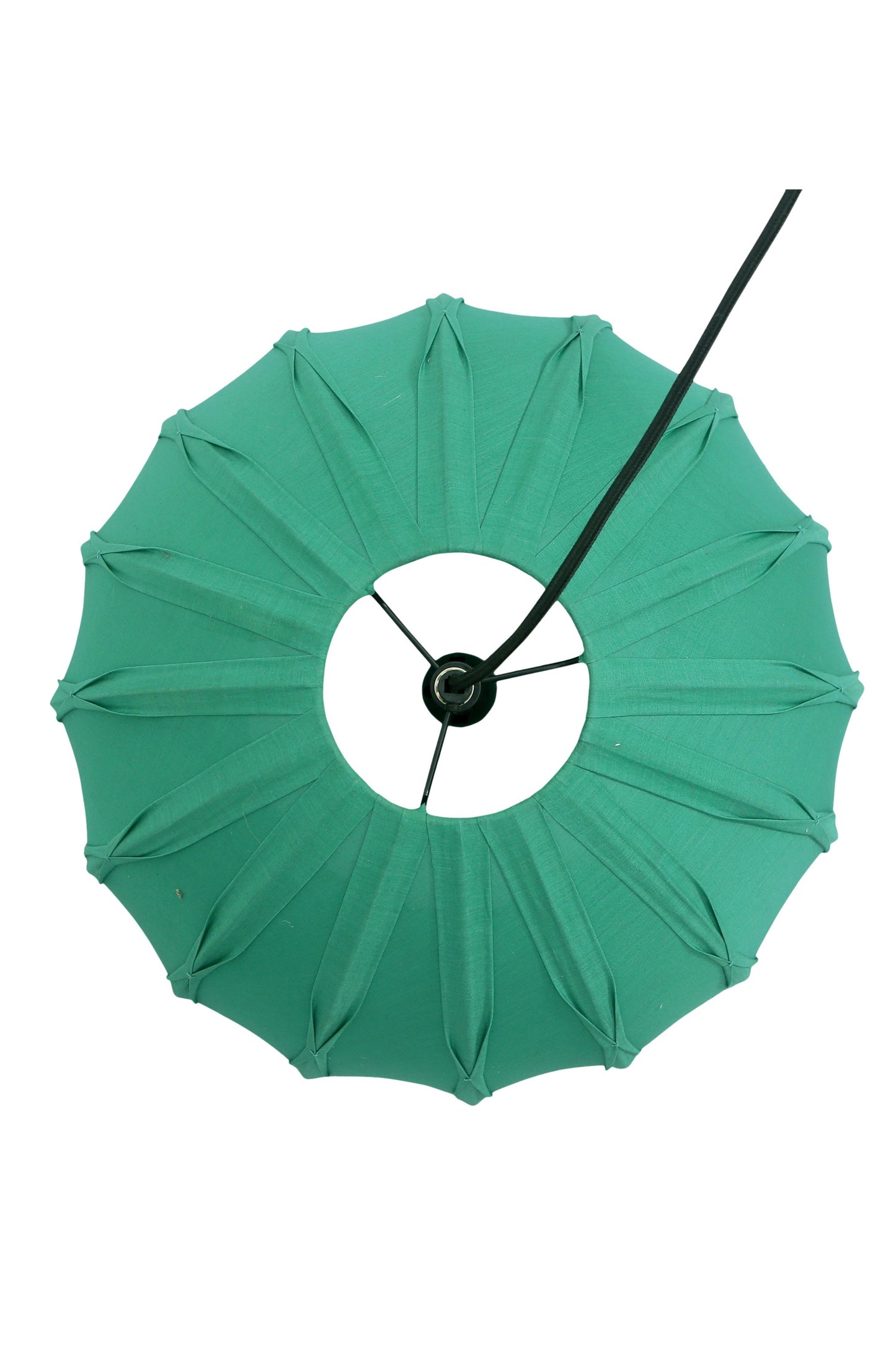 Anemone - Jade Green - Cotton Lantern Pendant Light-abc