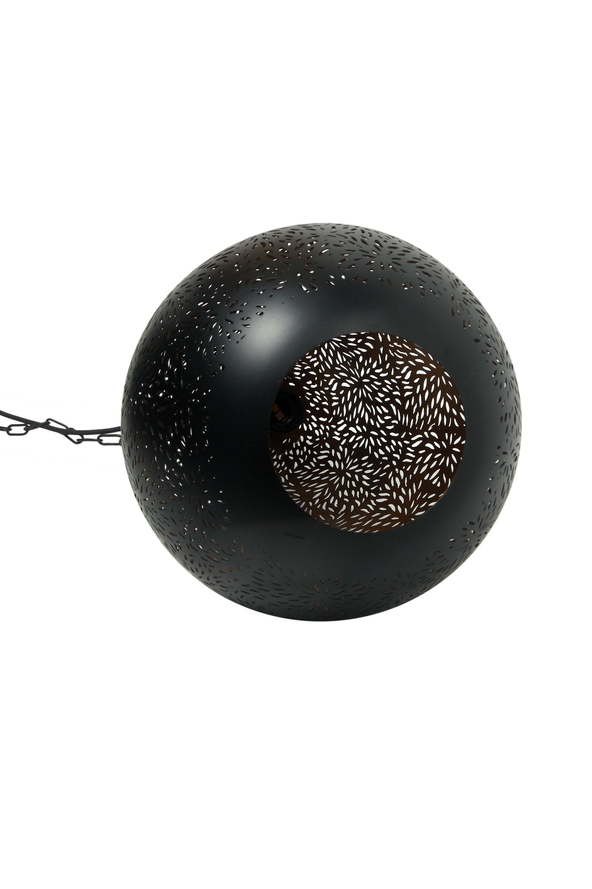 Aquarius Medium - Black - Perforated Teardrop Pendant Light-abc