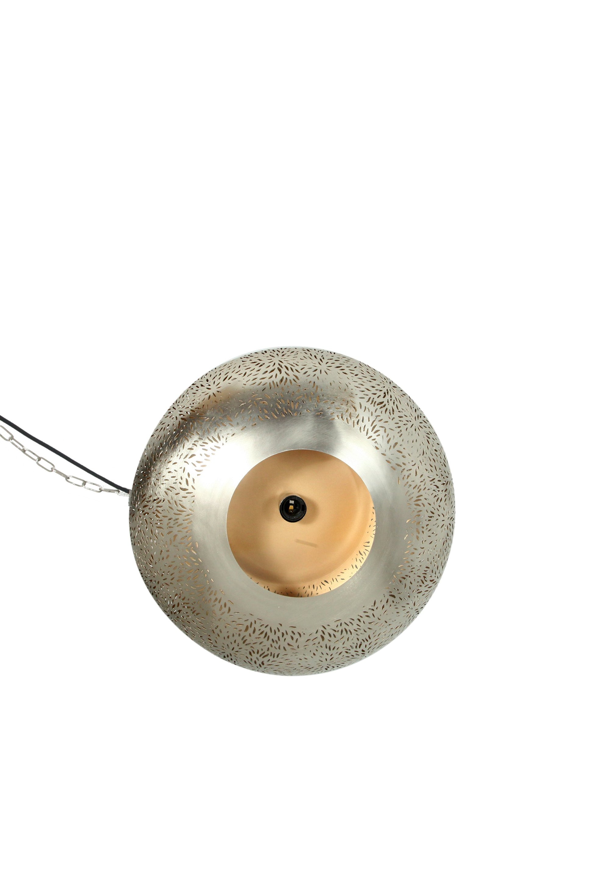 Atlas - Nickel - Perforated Ellipse Pendant Light-abc