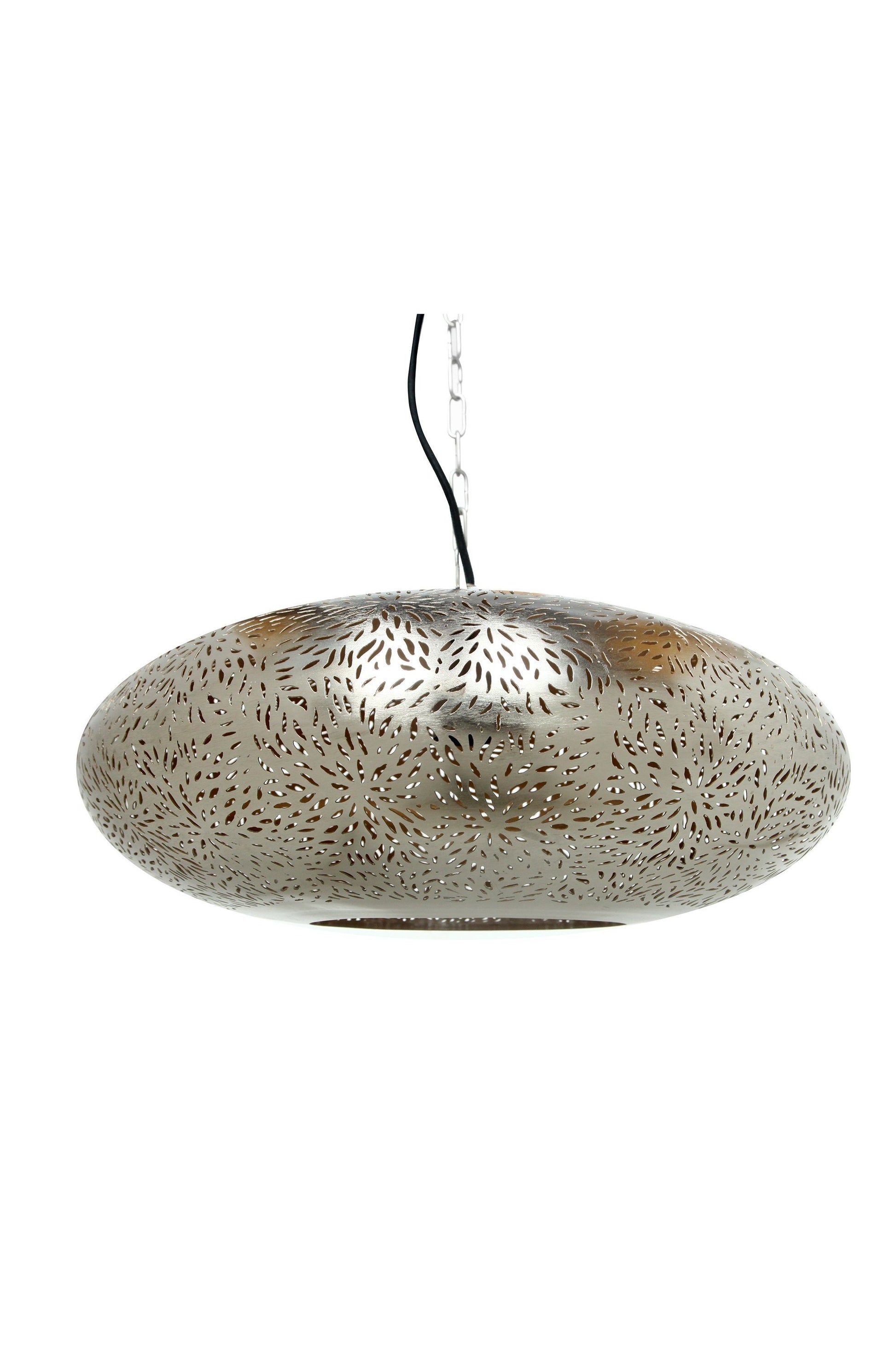 Atlas - Nickel - Perforated Ellipse Pendant Light-abc