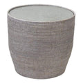 Verandah Side Table with Glass-abc