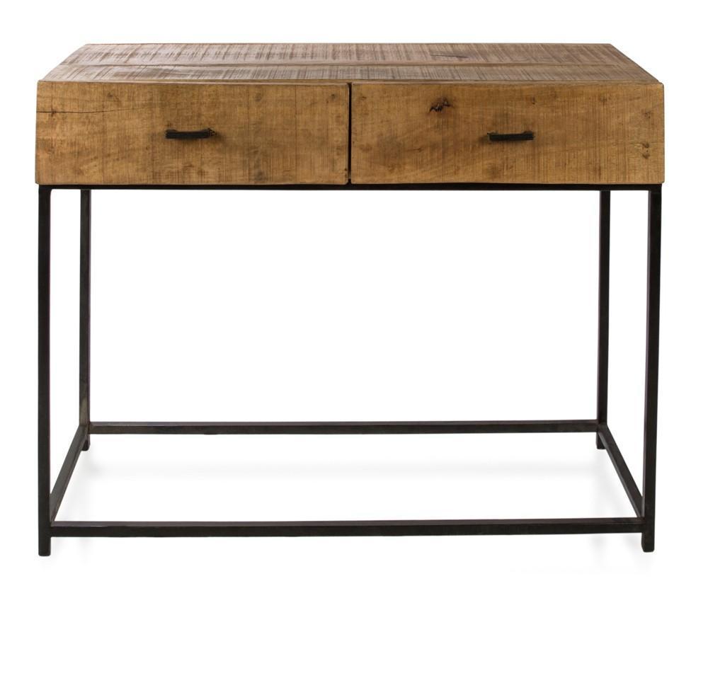 Manhatten 2 Drawer Mango Wood Console-abc