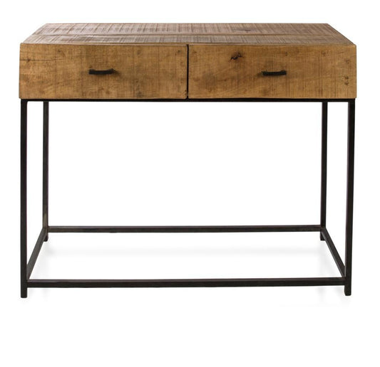 Manhatten 2 Drawer Mango Wood Console-abc