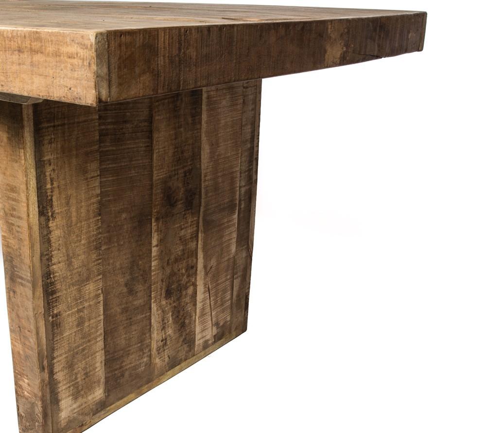 Swazi 6 Seater Rectangular Mango Wood Dining Table-abc