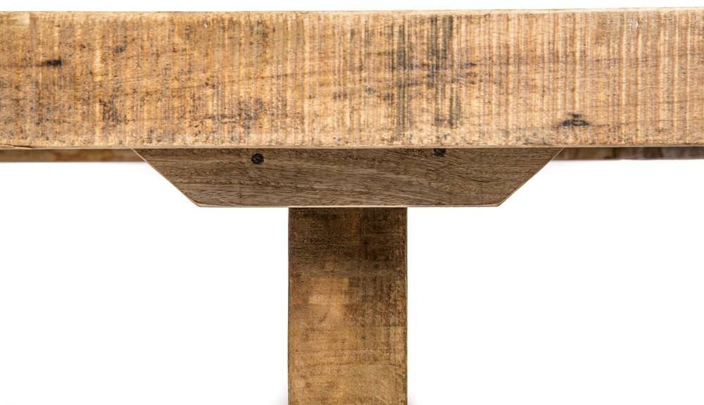 Swazi 6 Seater Rectangular Mango Wood Dining Table-abc