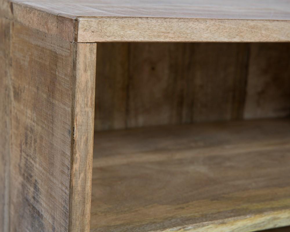 Swazi 1 Drawer Mango Wood Bedside Table-abc