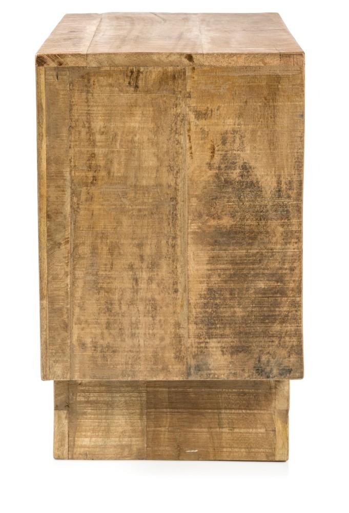 Swazi 1 Drawer Mango Wood Bedside Table-abc