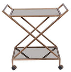 BAR CART - Copper Leaf-abc