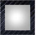Basket Weave Mirror (Black)-abc