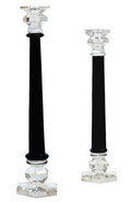 Black Column Candle Sticks-abc