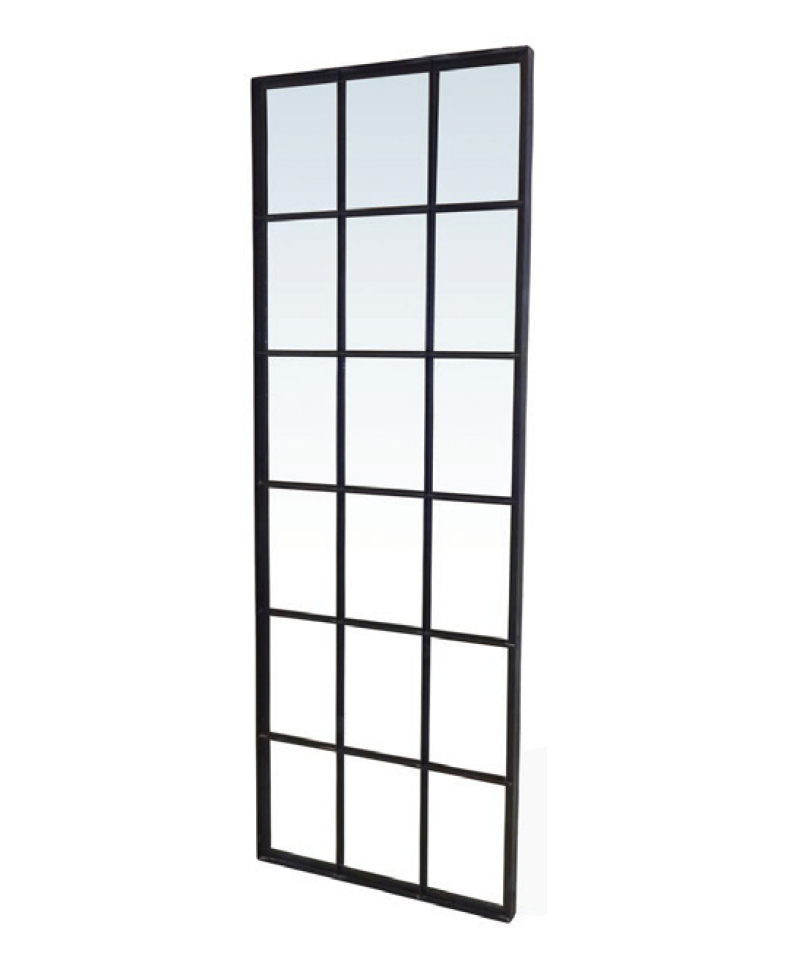 Black Iron Windows Mirror-abc