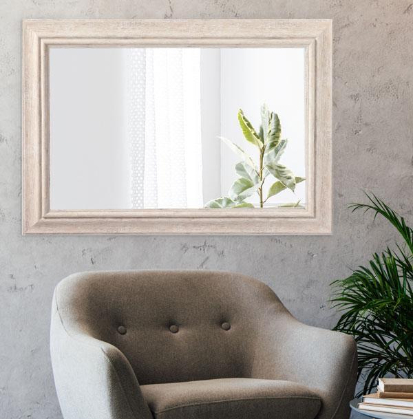 Bodhi Mirror Rustic Beach Wood 110cm-abc