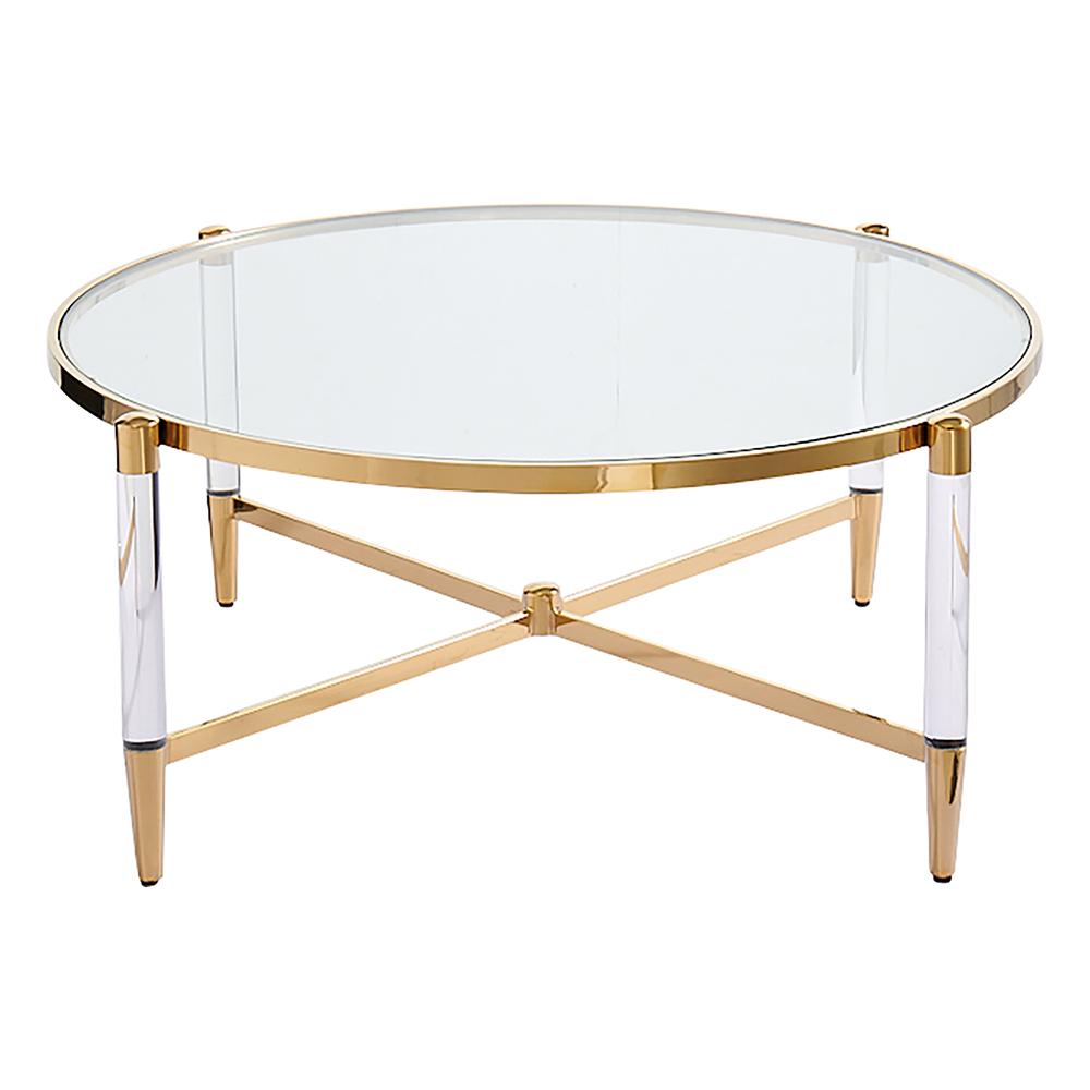 Floating Gold Coffee Table-abc