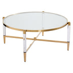 Floating Gold Coffee Table-abc