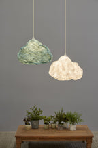 Cumulus - White - Free Form Cloud Paper Pendant Light-abc
