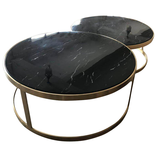 Splendour Coffee Table Set Black Marble-abc