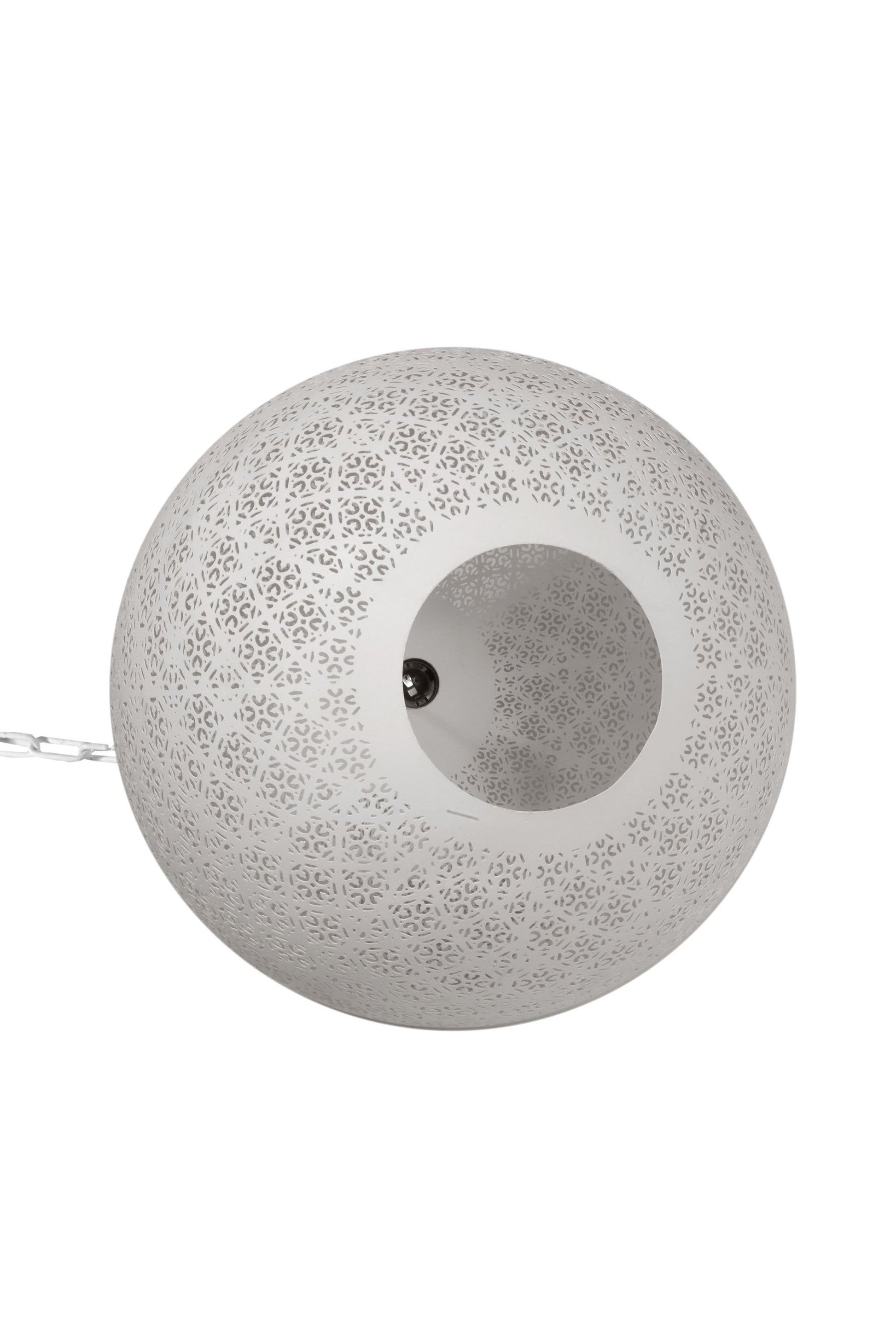 Callisto - White - Perforated Round Pendant Light-abc