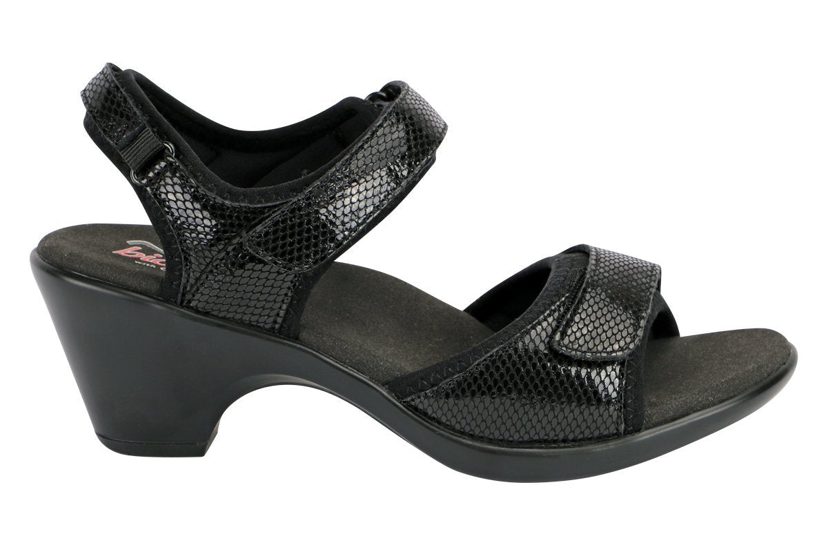 Camille - Black 2" Heel Sandals-abc