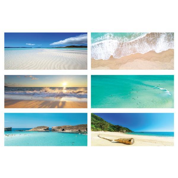 Canvas Memories on the Shore Set of 6-abc