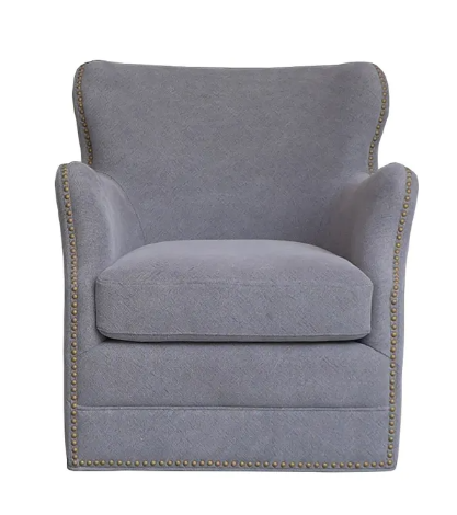 Autumn Swivel Arm Chair - Grey-abc