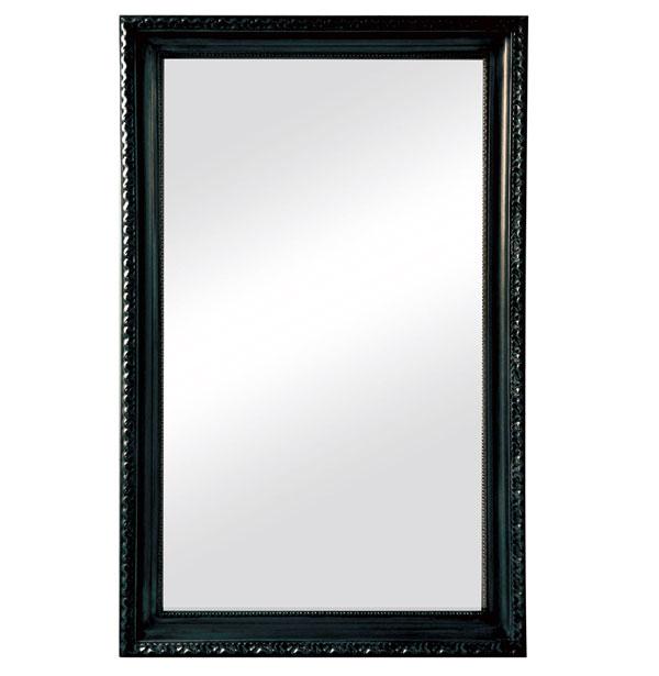 Charlotte Ornate Mirror Gloss Black-abc