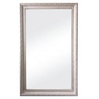 Charlotte Ornate Mirror Brushed White-abc