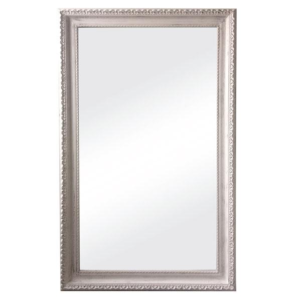 Charlotte Ornate Mirror Brushed White-abc