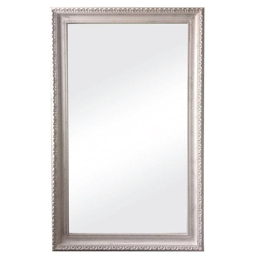 Charlotte Ornate Mirror Brushed White-abc