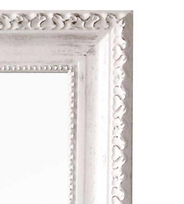 Charlotte Ornate Mirror Brushed White-abc