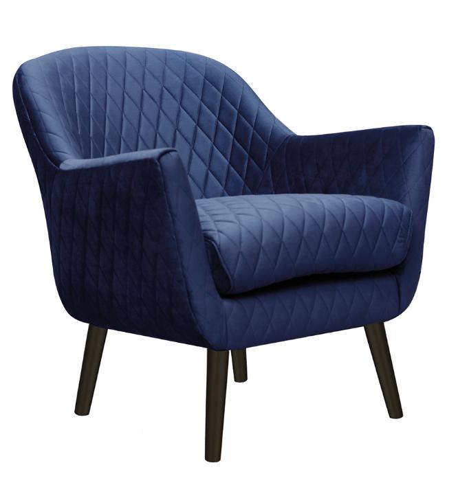 Coco Club Chair - French Navy-abc