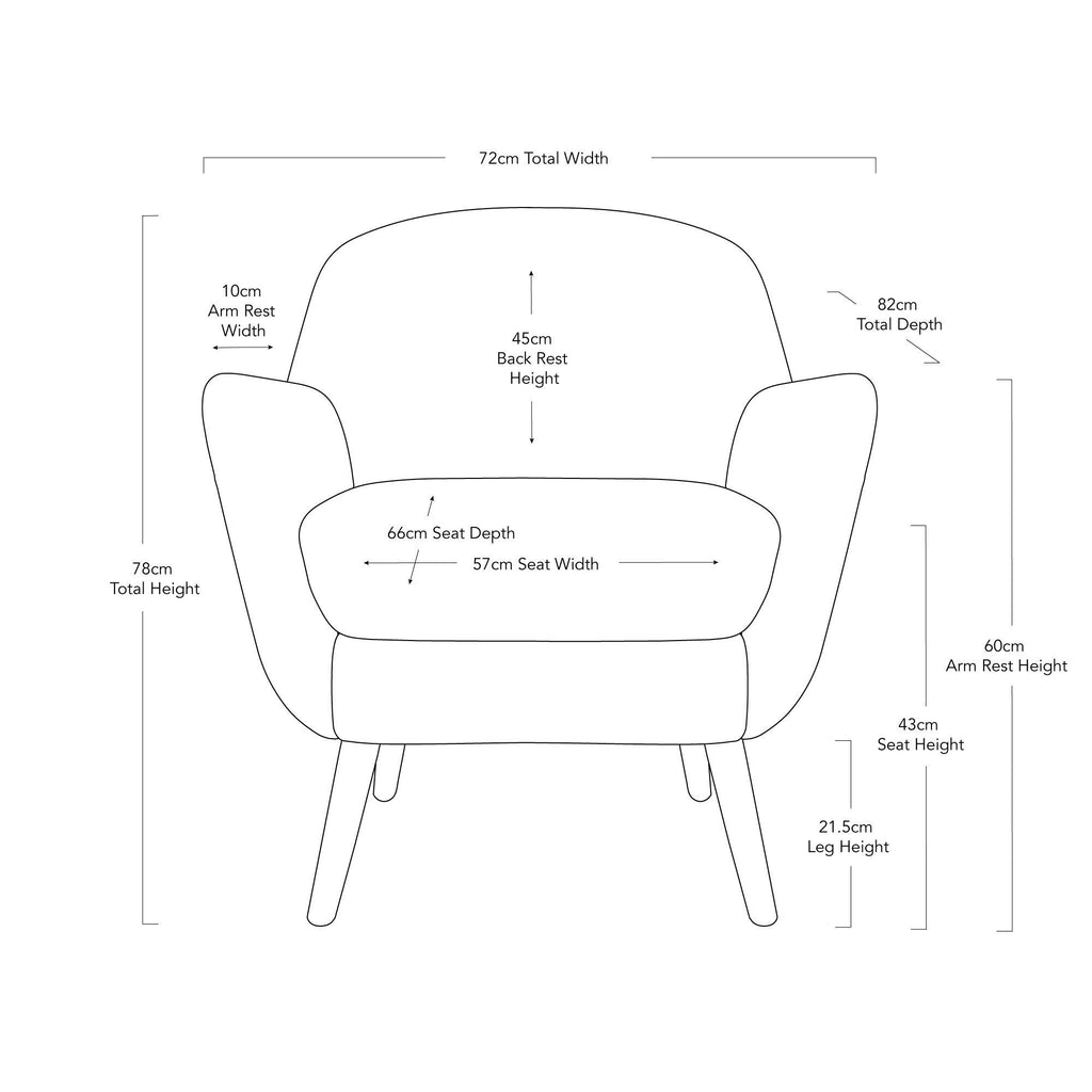 Coco Club Chair - Baby Pink-abc