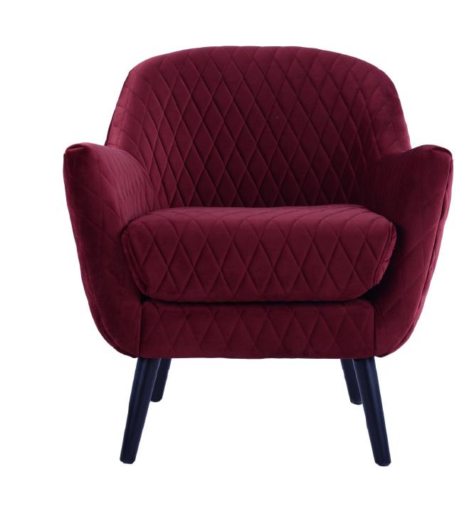 Coco Club Chair - Merlot-abc