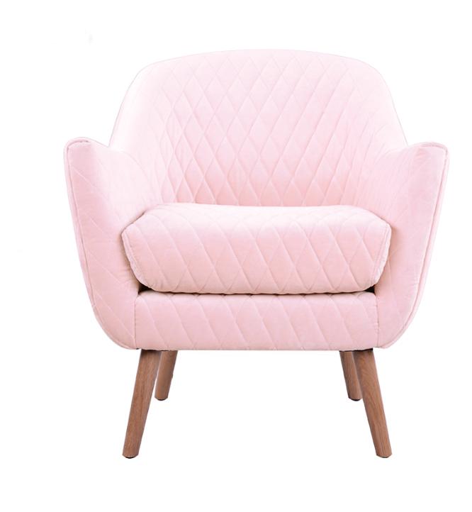 Coco Club Chair - Baby Pink-abc
