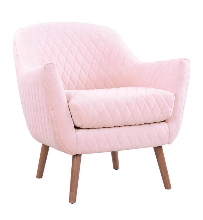 Coco Club Chair - Baby Pink-abc