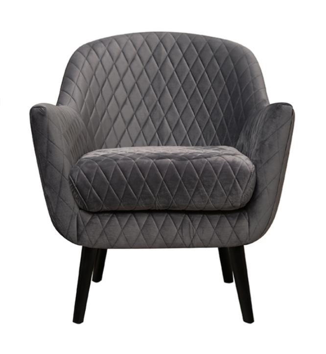 Coco Club Chair - Charcoal-abc
