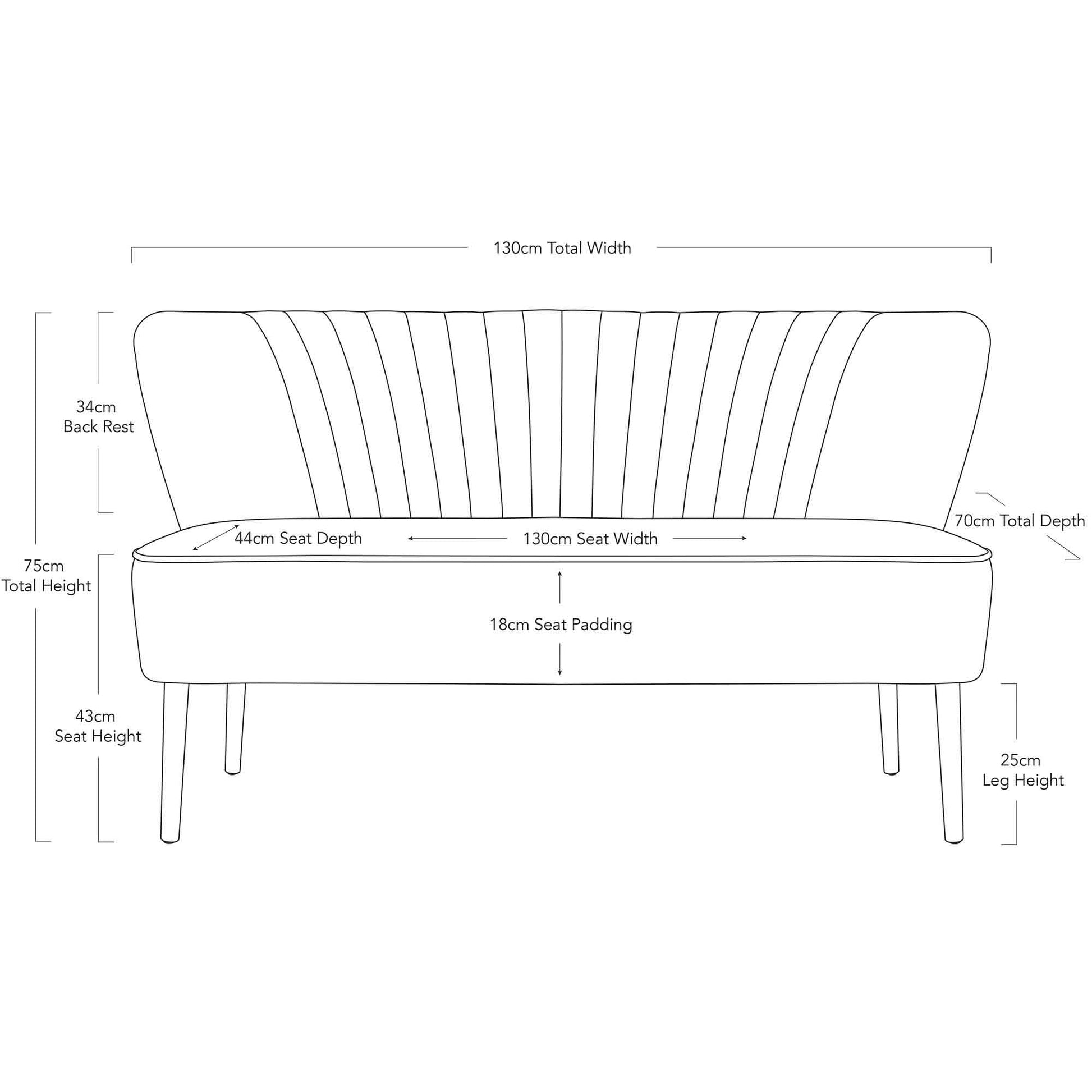 Merlot Coco Two Seater Sofa-abc