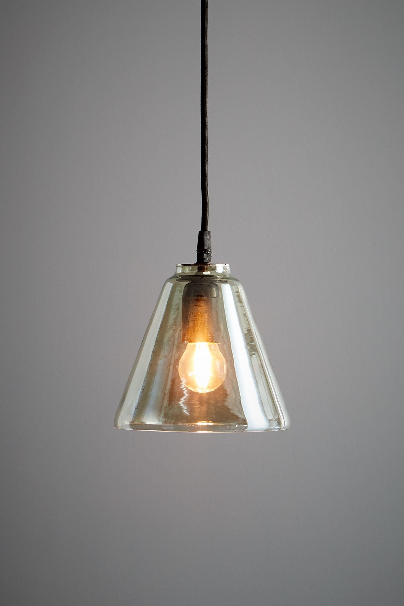 Cono - Pale Green - Glass Cone Pendant Light-abc